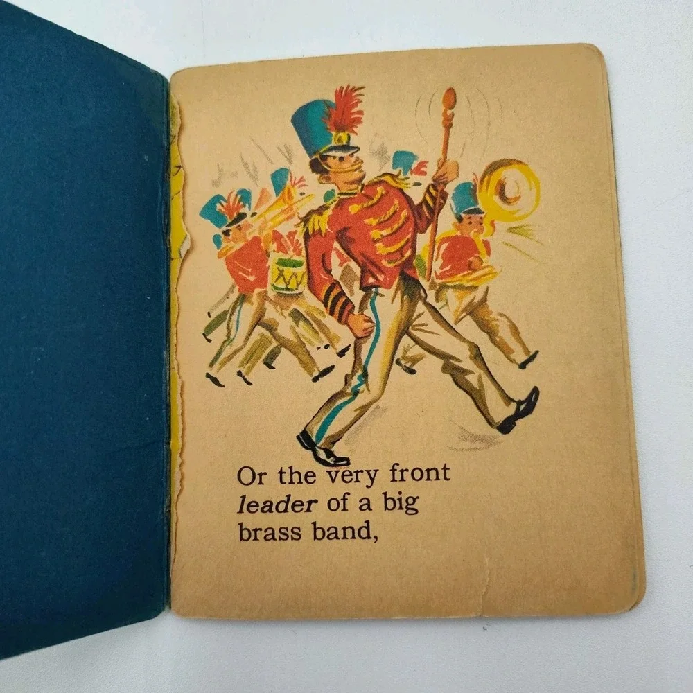 1949 Tiny Tales When I‎ Grow Up VTG Whitman Children's Book📸SEE PIC📏